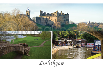 Linlithgow Composite Postcard (HA6)