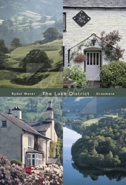 Rydal Water Comp, Lake District Postcard (V Std CB)