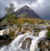Buachaille Etive Mor Colour Art Greetings Card
