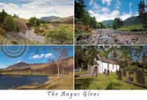 Angus Glens Composite Postcard