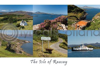 Isle of Raasay Composite Postcard