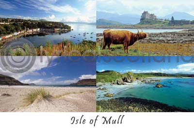 Isle of Mull Composite 2 Postcard