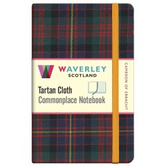 Tartan Cloth Notebook Pocket: Cameron of Erracht