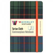 Tartan Cloth Notebook Pocket: Davidson Ancient