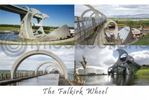 Falkirk Wheel Composite Postcard