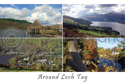 Loch Tay Composite Postcard