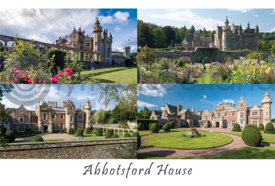 Abbotsford House Composite Postcard