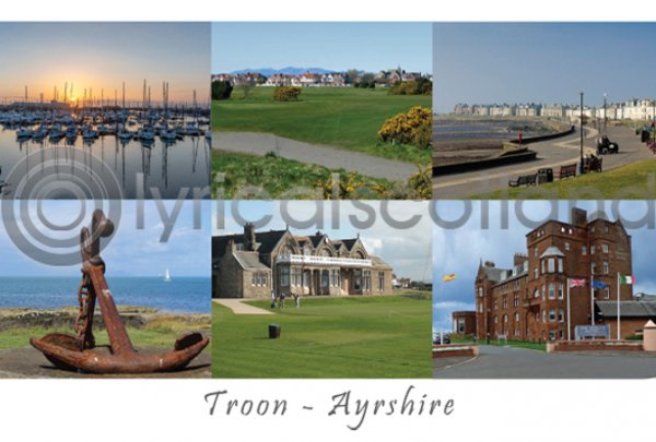 Troon, Ayrshire Postcard (H A6 LY)