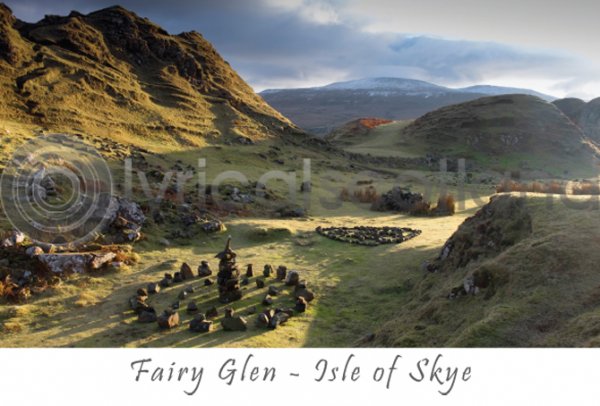 Fairy Glen, Isle of Skye Postcards