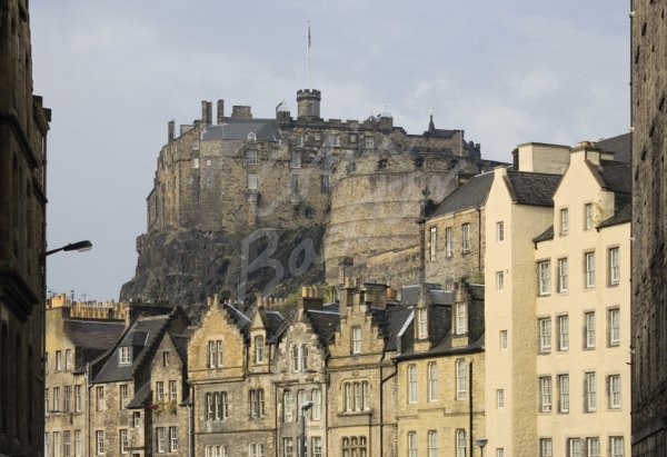Edinburgh Castle & Grassmarket, Edinburgh Postcard