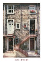 Ramsay Garden, Edinburgh Postcard