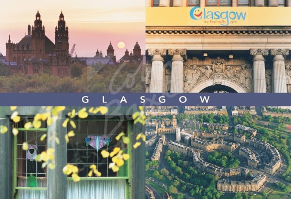 Glasgow Friendly City Comp, Glasgow Postcard