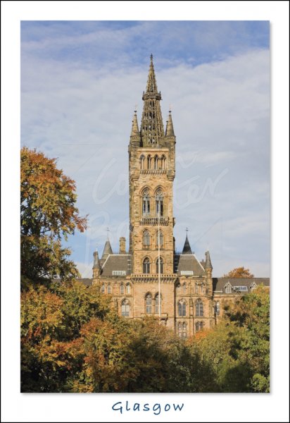 University of Glasgow, Glasgow Postcard