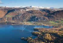 Derwent Water, High Seat & Helvellyn, Lake District Postcard