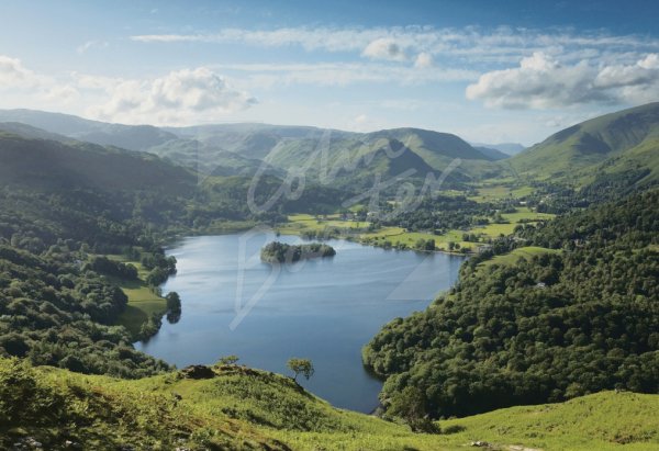Grasmere from Loughrigg Fell, Lake District Postcard