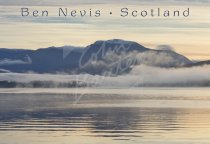 Ben Nevis across Loch Eil, West Highlands Postcard