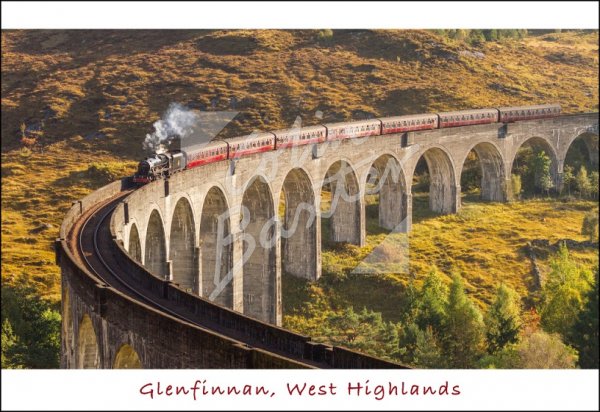 Glenfinnan Viaduct, Lochaber, West Highlands Postcard
