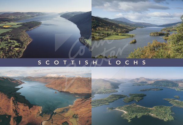 Scottish Lochs Comp Postcard