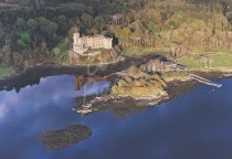 Dunvegan Castle, Isle of Skye From Air 2 Postcard