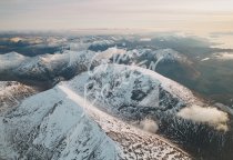 Ben Nevis from north From Air Postcard