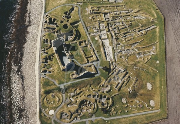 Jarlshof, Shetland From Air Postcard