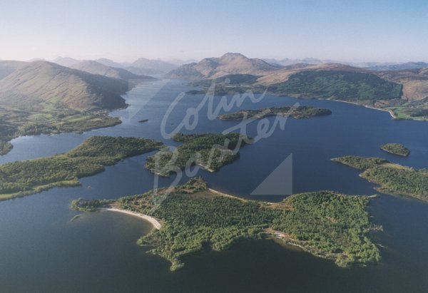Loch Lomond From Air Postcard