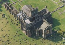 Melrose Abbey, Borders From Air Postcard