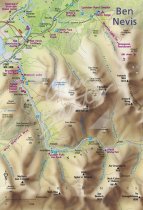 Map of Ben Nevis Postcard