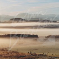 Cairngorm Mountains from north Greetings Card