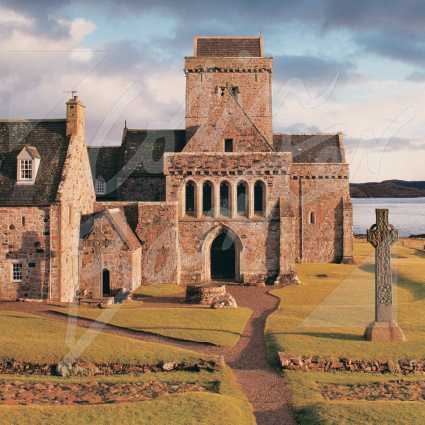 Iona Abbey Greetings Card