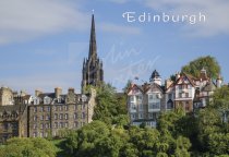 Tolbooth, Ramsay Gardens, Edinburgh Postcard