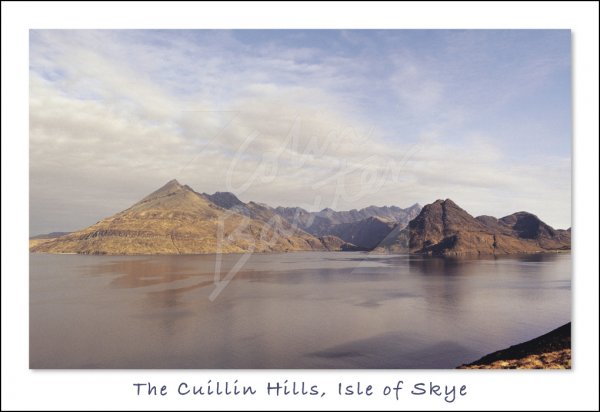 Cuilln Hills & Loch Scavaig, Skye Postcard