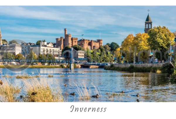 Inverness Castle Long Shot Postcard