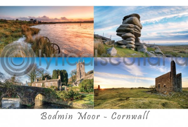 Bodmin Moor, Cornwall Composite Postcard
