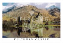 Kilchurn Castle reflected Loch Awe Postcard