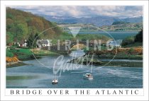 Bridge over the Atlantic, Clachan Bridge, Seil Postcard