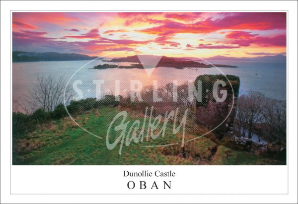Dunollie Castle, Oban Postcard