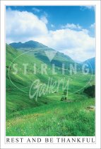 Rest and Be Thankful Postcard