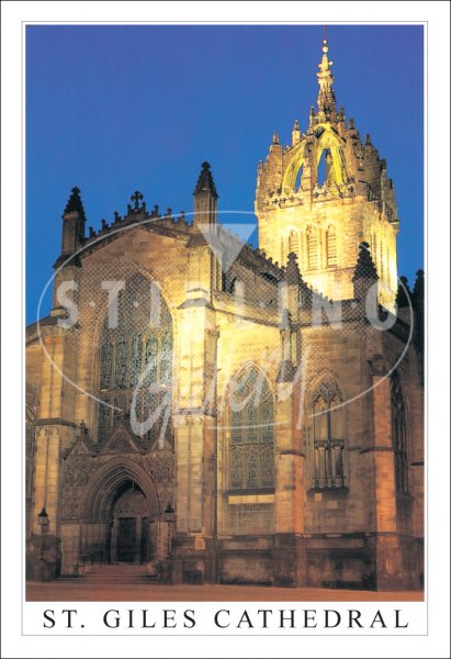 St Giles Cathedral, Close up Postcard