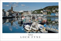 Tarbert, Loch Fyne, Harbour view Postcard