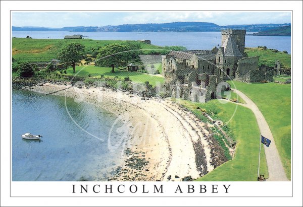 Inchcolm Abbey, Firth of Forth Postcard