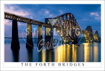Forth Bridges, Evening Postcard