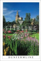 Dunfermline, Abbey from Pittencrieff Park Postcard