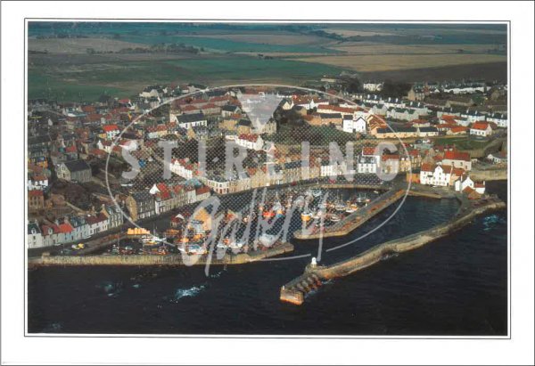 Pittenweem, Aerial view Postcard