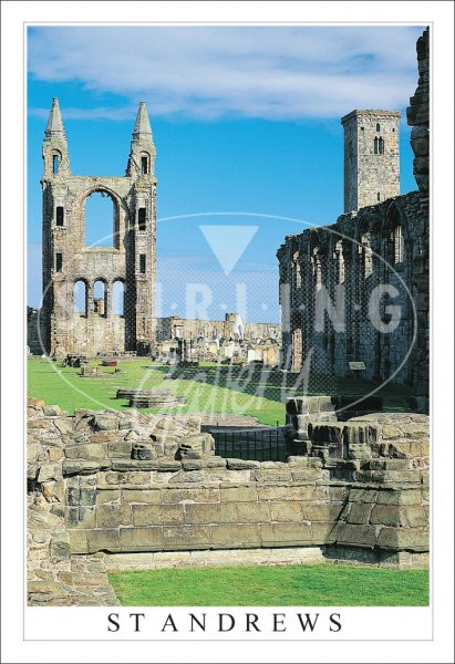 St Andrews Cathedral, Close up, St Andrews Postcard