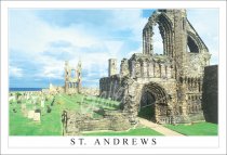 St Andrews Cathedral, Outside Postcard