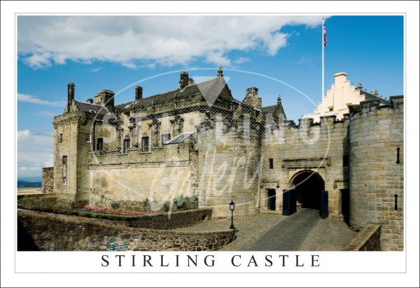 Stirling Castle, Forework Postcard
