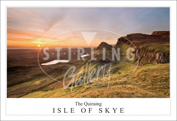 Quiraing, The - Isle of Skye, Sunrise Postcard