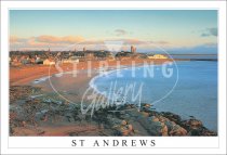 Dawn, East Sands, St Andrews Postcard (H SG)