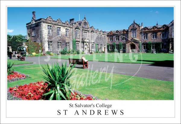 St Salvator's College - St Andrews, Quad, University Postcard